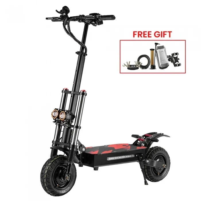 BOYUEDA S3-11 sammenleggbar elektrisk sparkesykkel, motor 2*3000 W, batteri 60 V 38 Ah, 11-tommers dekk, 85 km/t