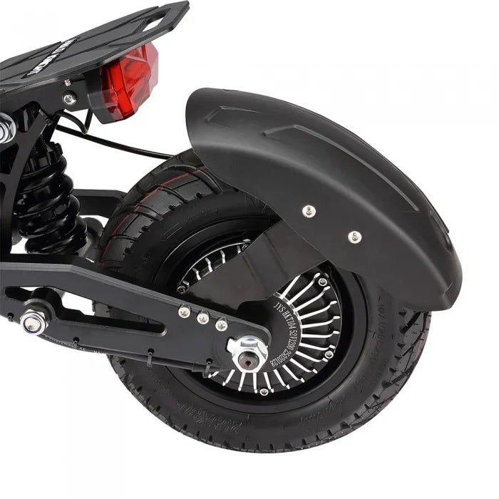 Halo Knight T104 sammenleggbar elektrisk sparkesykkel, 2 × 1200 W motorer, 52 V 21 Ah batteri, 10-tommers dekk, maks. hastighet 65 km/t