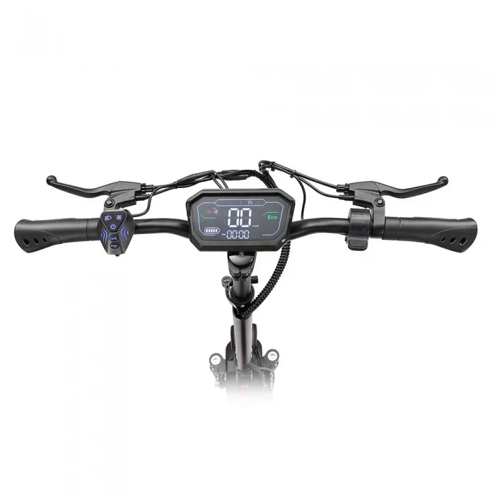 Halo Knight T104 sammenleggbar elektrisk sparkesykkel, 2 × 1200 W motorer, 52 V 21 Ah batteri, 10-tommers dekk, maks. hastighet 65 km/t