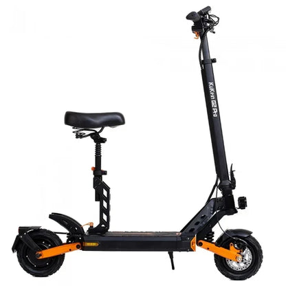 Elsparkesykkel KuKirin G2 PRO Forbedret utgave 2024 - Motor 600W 15.6Ah Dekk 9 Tommer 45km/t – Svart Oransje