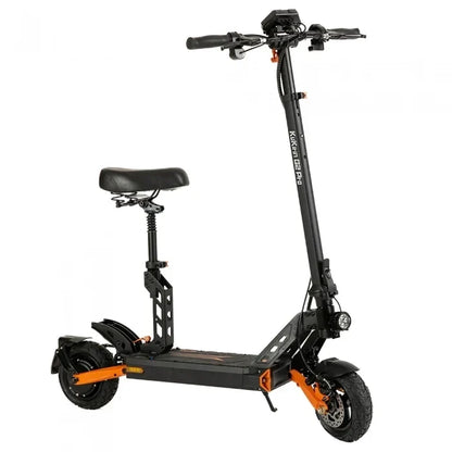 Elsparkesykkel KuKirin G2 PRO Forbedret utgave 2024 - Motor 600W 15.6Ah Dekk 9 Tommer 45km/t – Svart Oransje