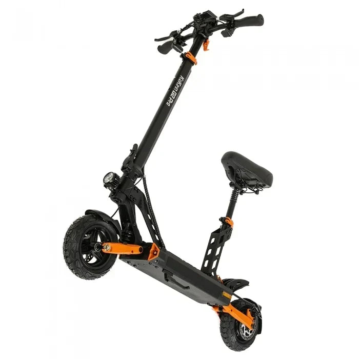 Elsparkesykkel KuKirin G2 PRO Forbedret utgave 2024 - Motor 600W 15.6Ah Dekk 9 Tommer 45km/t – Svart Oransje