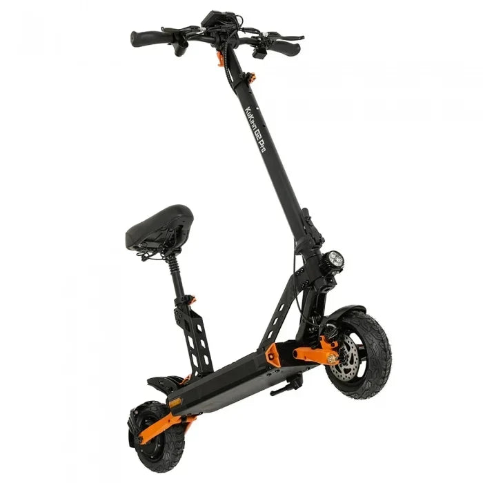 Elsparkesykkel KuKirin G2 PRO Forbedret utgave 2024 - Motor 600W 15.6Ah Dekk 9 Tommer 45km/t – Svart Oransje